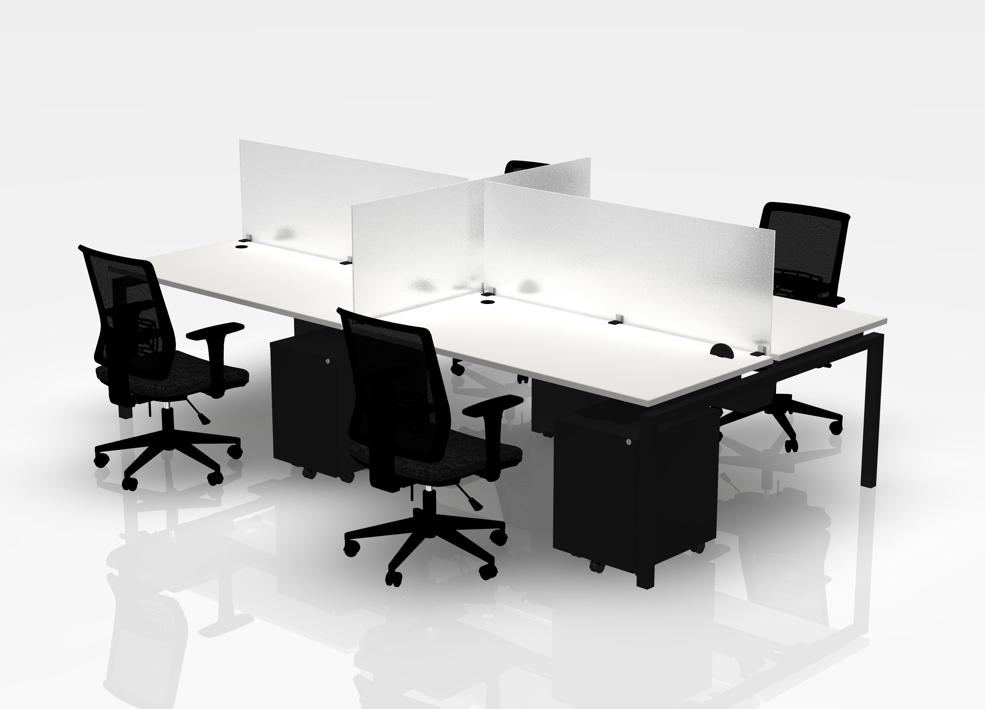 30" Jot Desk Bundle - Pod of 4
