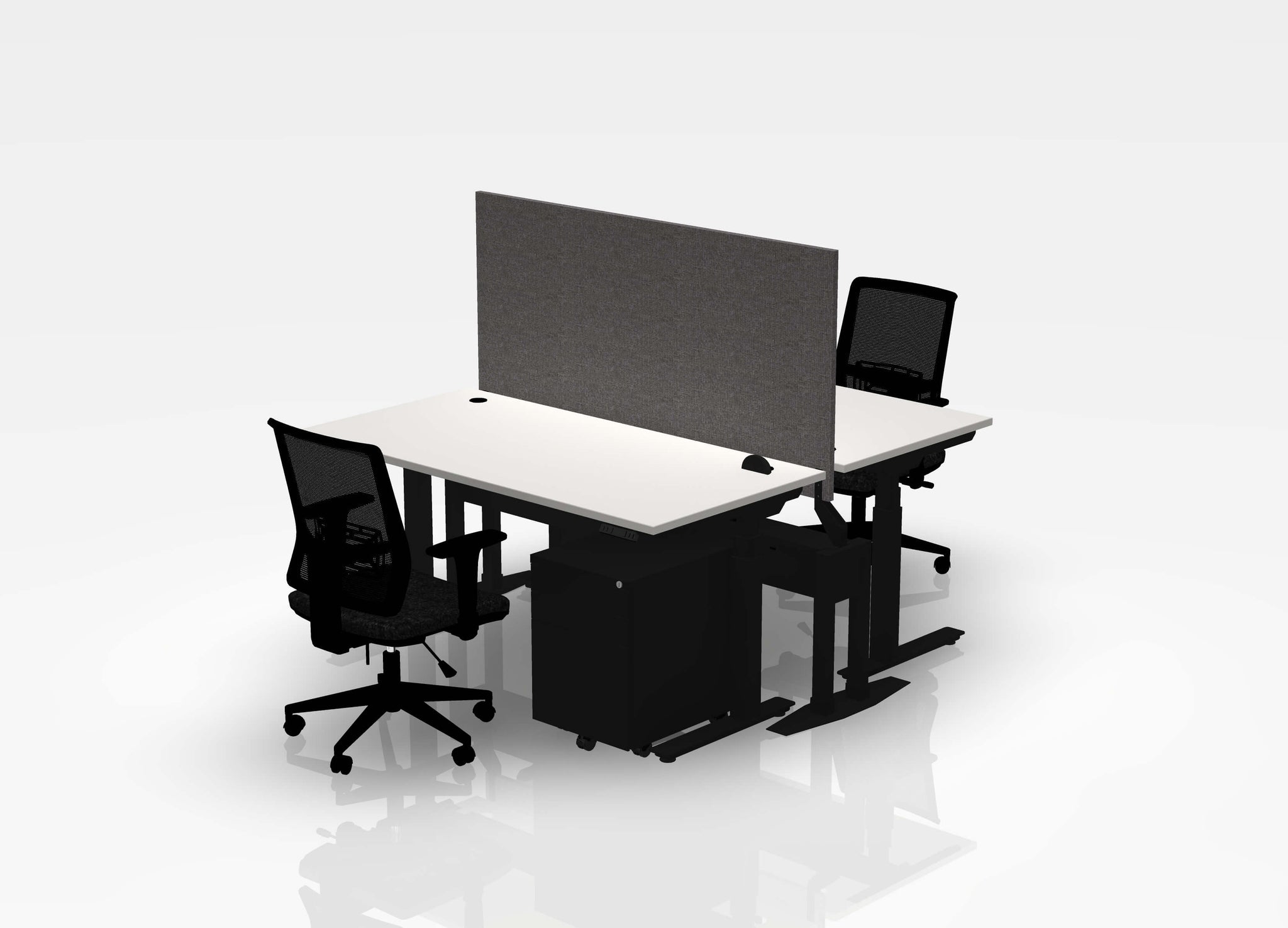 24" Think Desk Bundle (sit to stand) - Pod of 2