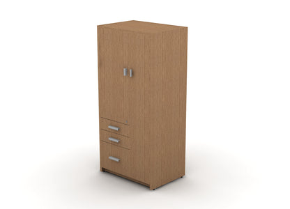 EDGE 3-Drawer Wardrobe