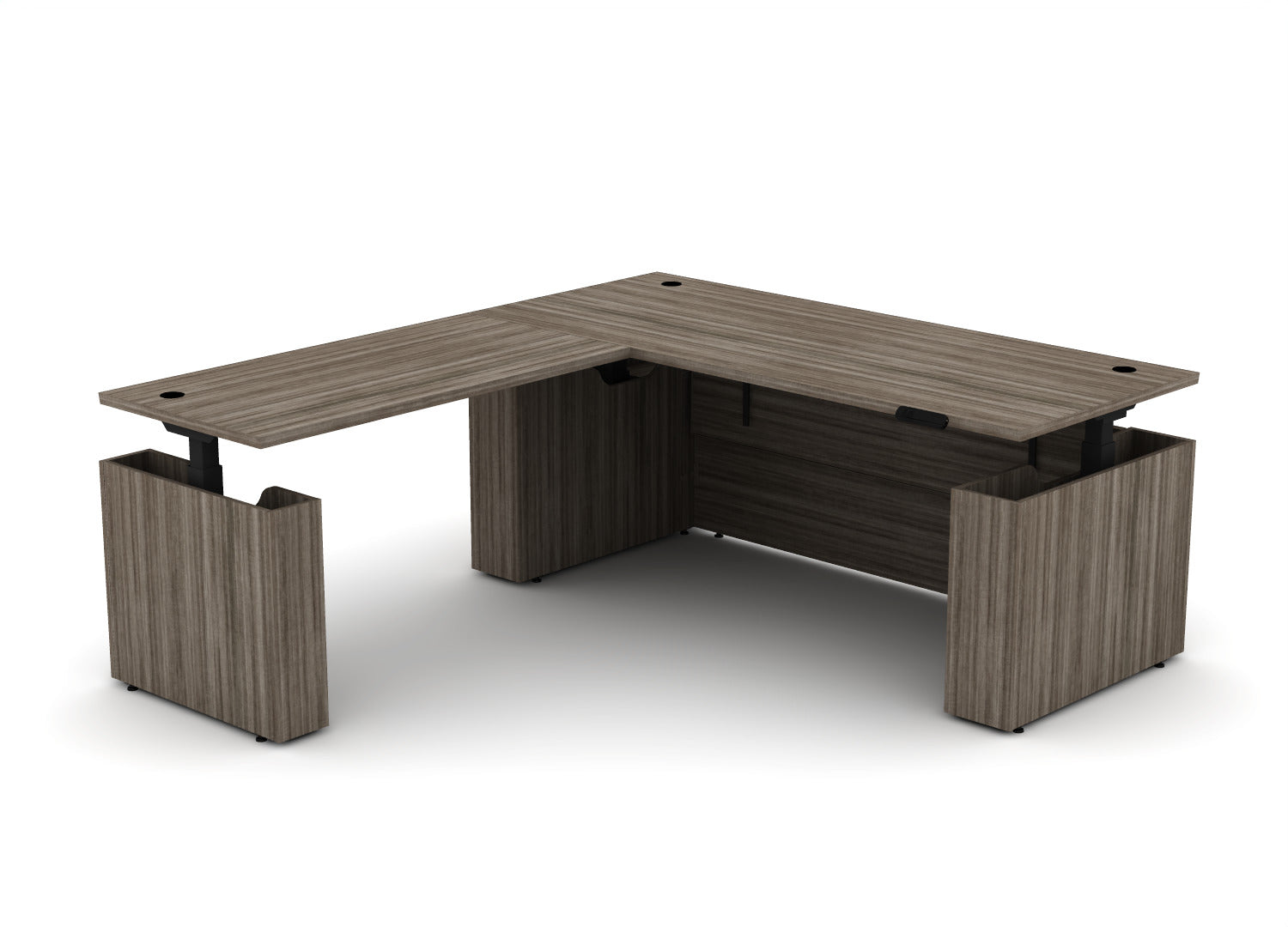 EDGE Height-Adjustable Desk L-Shape