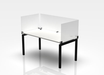 Dry Erase Frosted Glass Dividers - 19" High