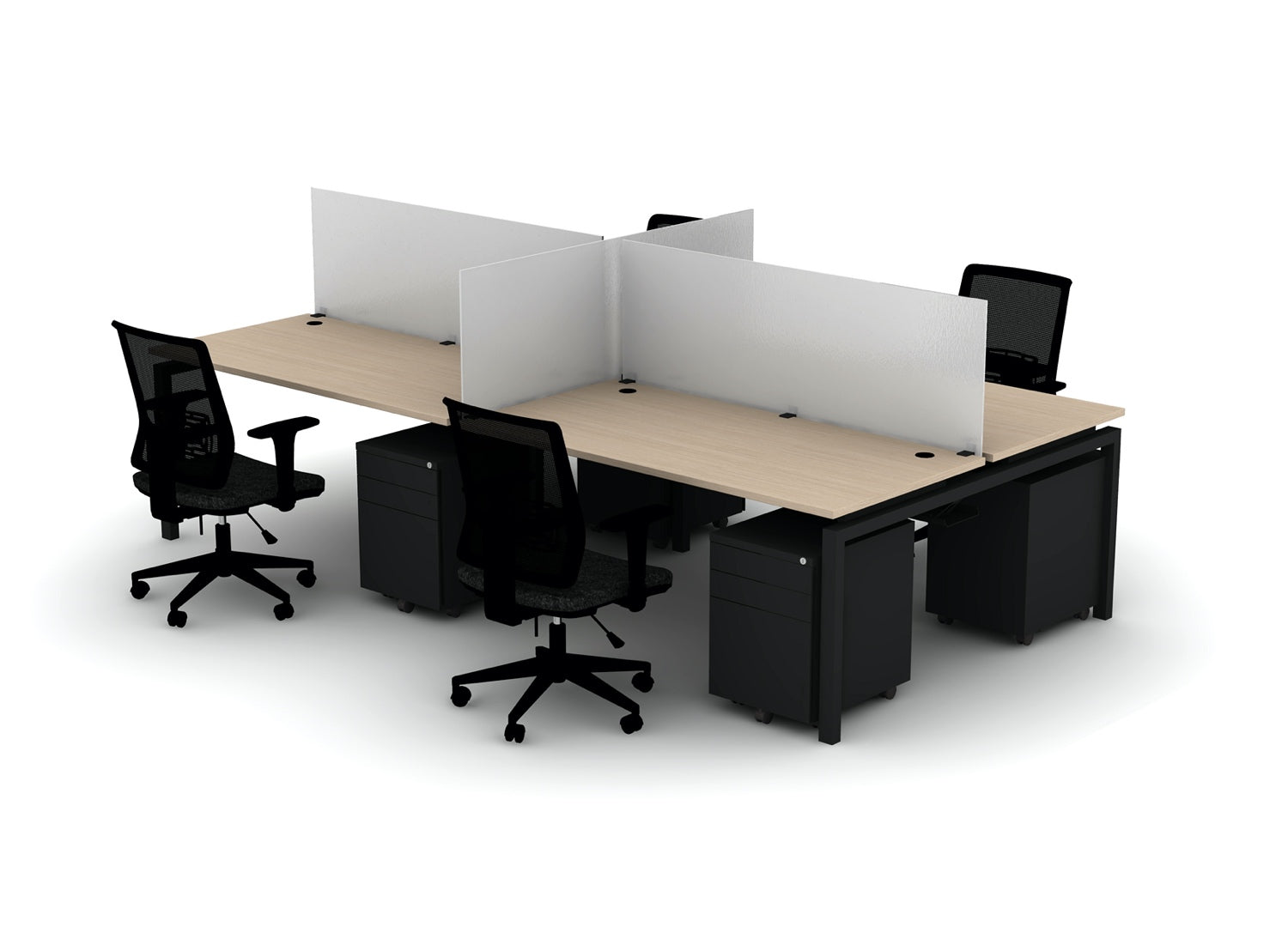 30" Jot Desk Bundle - Pod of 4