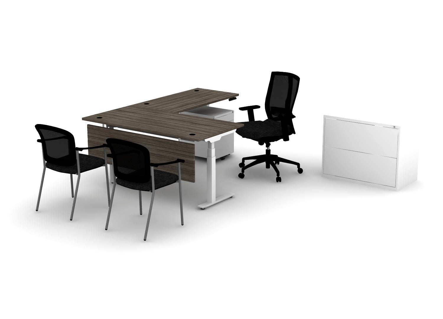 Premium Office Bundle – Think Desk (sit to stand)