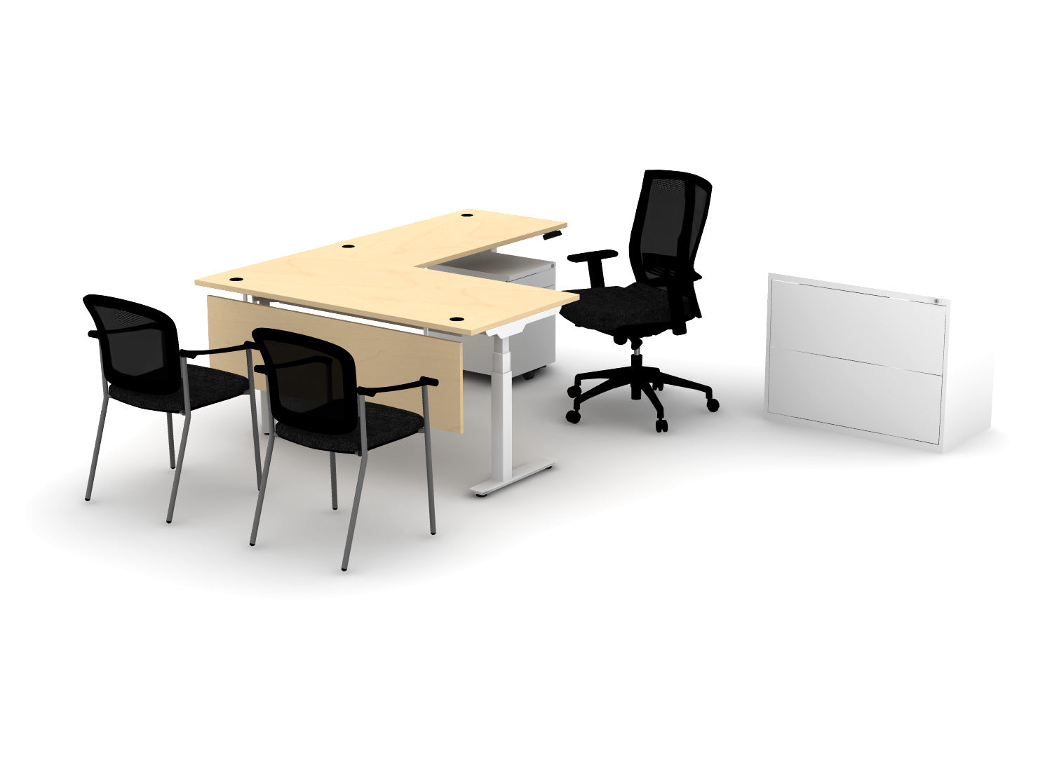 Premium Office Bundle – Think Desk (sit to stand)