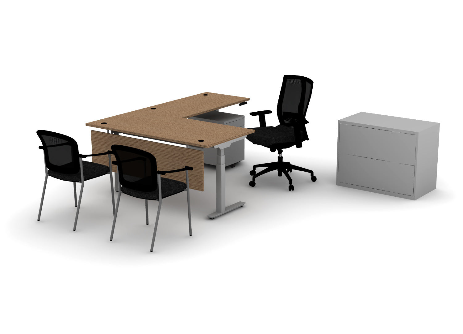 Premium Office Bundle – Think Desk (sit to stand)