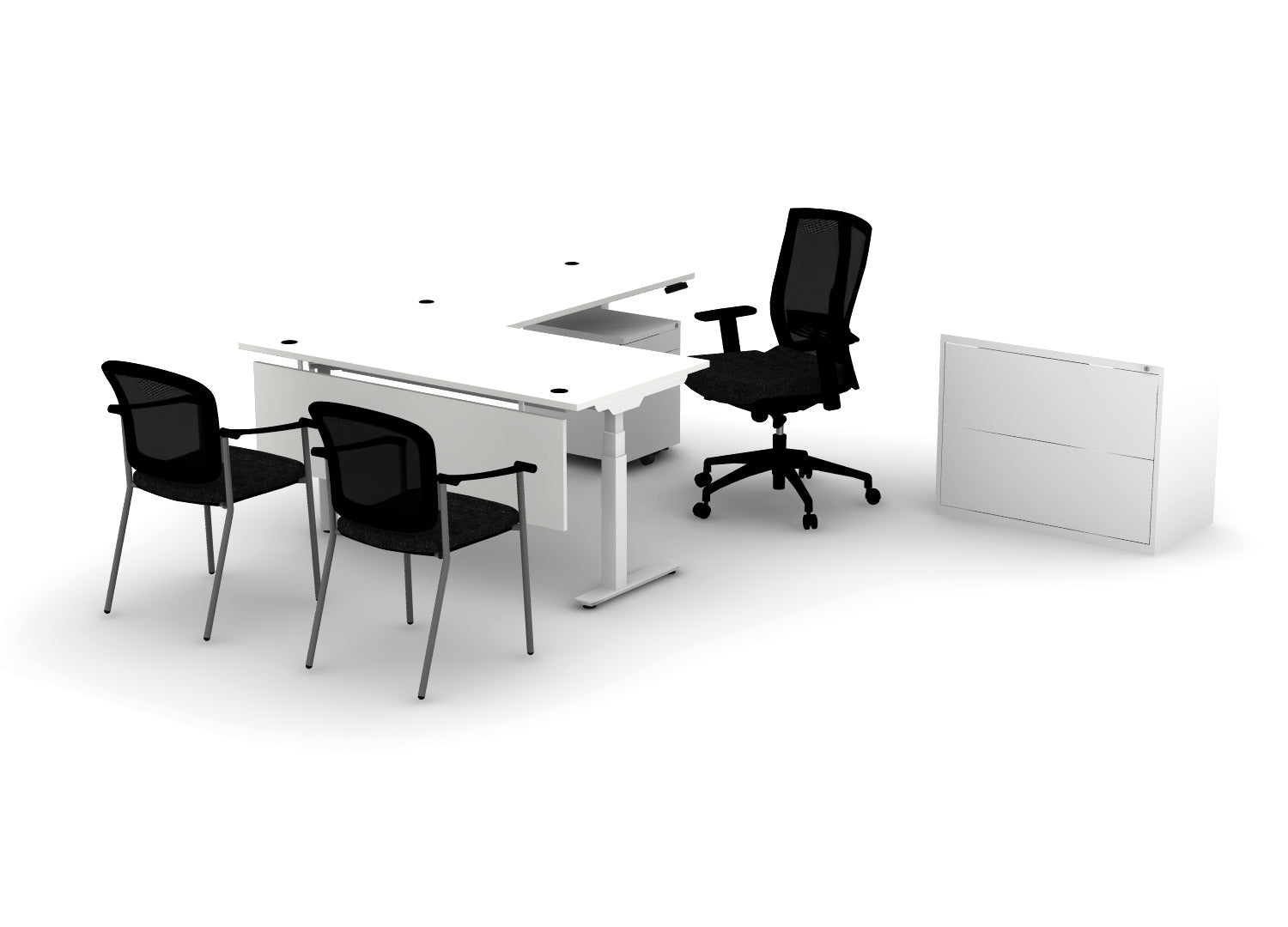 Premium Office Bundle – Think Desk (sit to stand)