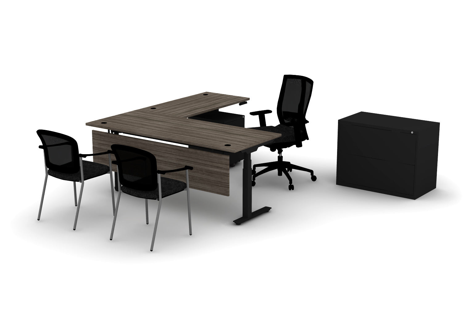 Premium Office Bundle – Think Desk (sit to stand)