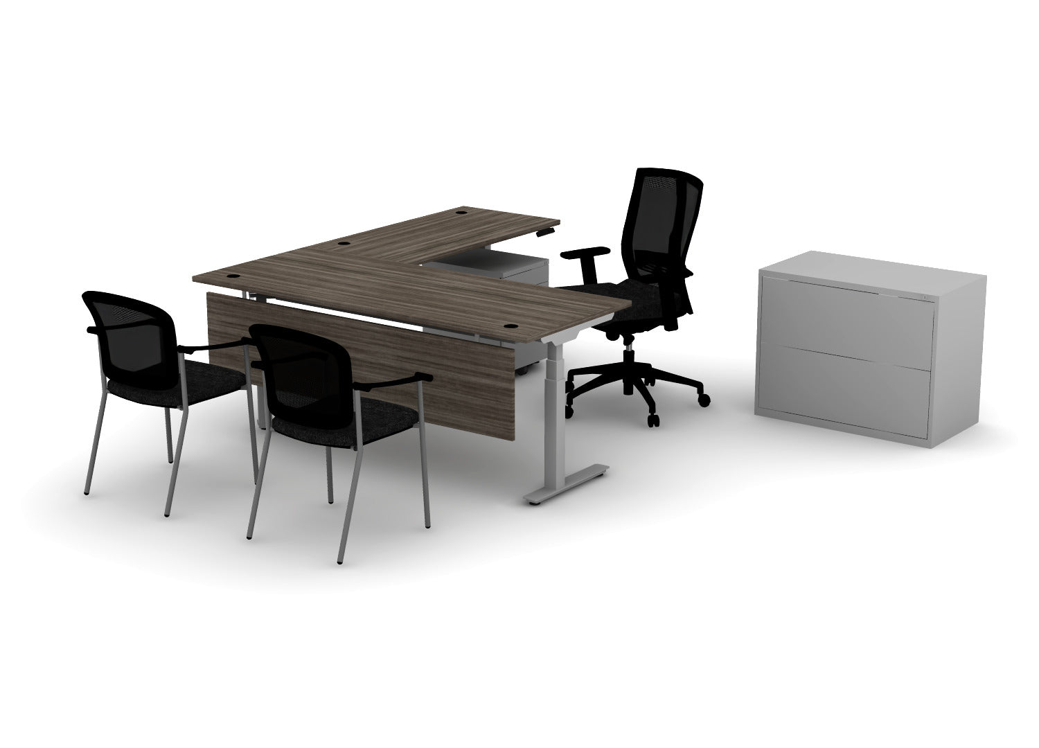 Premium Office Bundle – Think Desk (sit to stand)