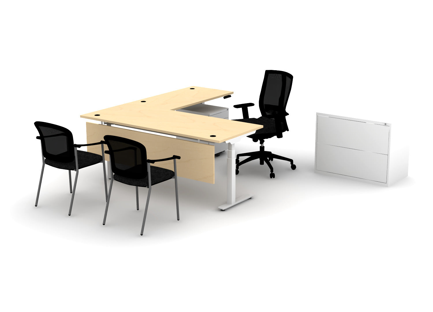 Premium Office Bundle – Think Desk (sit to stand)