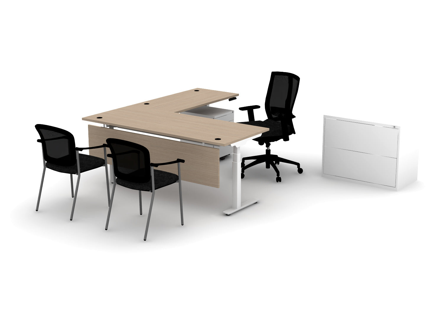 Premium Office Bundle – Think Desk (sit to stand)
