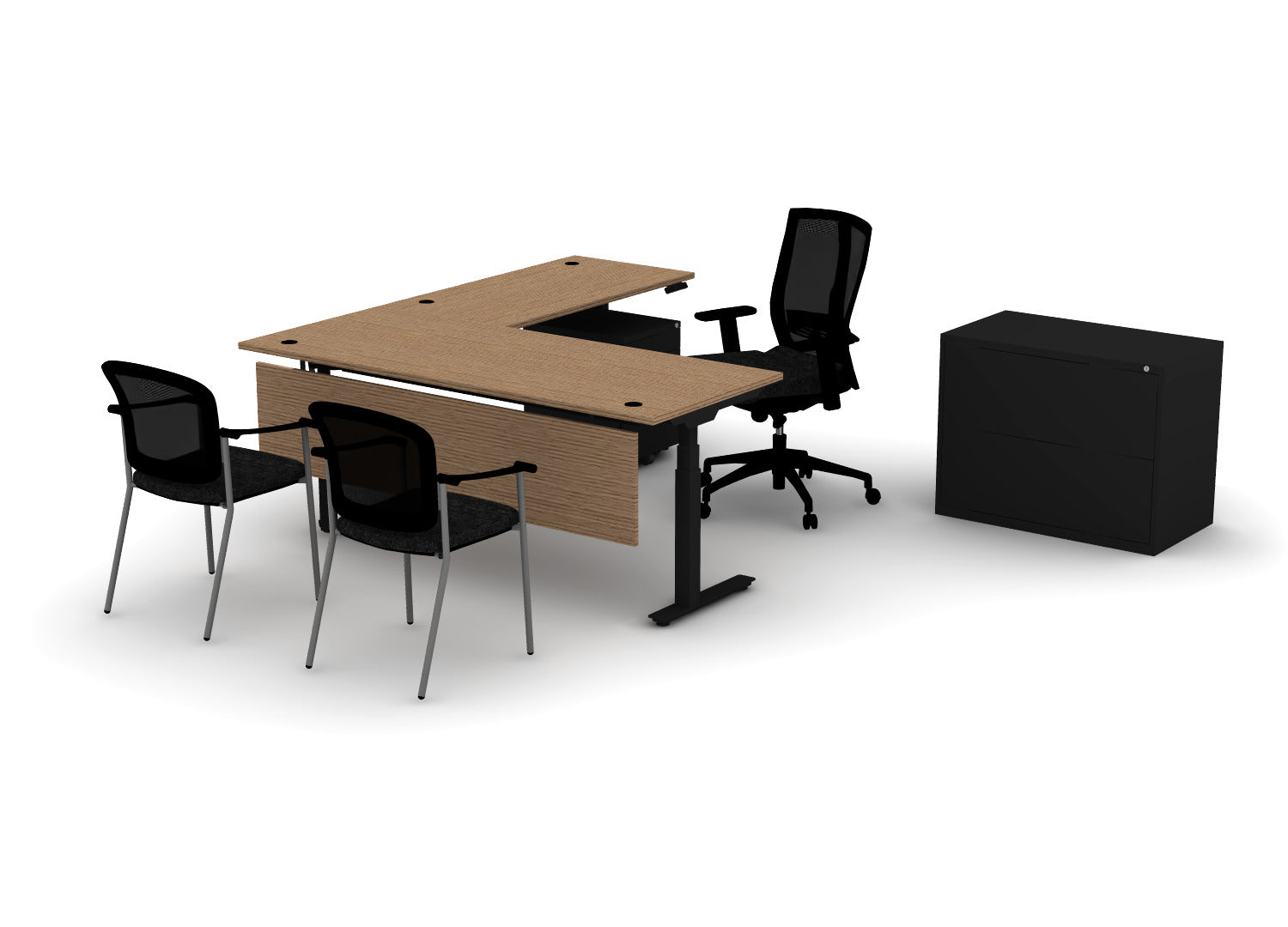 Premium Office Bundle – Think Desk (sit to stand)