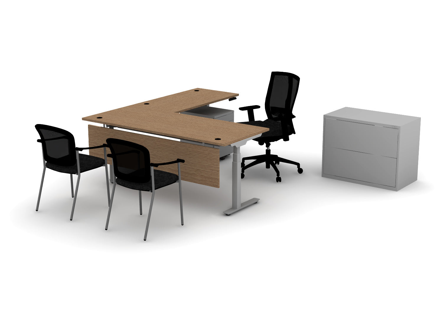 Premium Office Bundle – Think Desk (sit to stand)