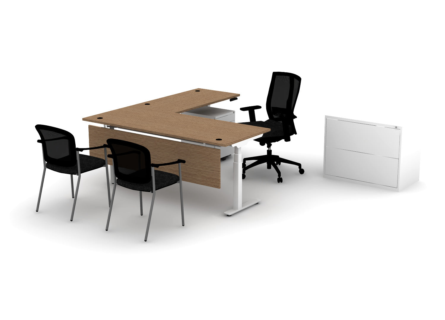 Premium Office Bundle – Think Desk (sit to stand)