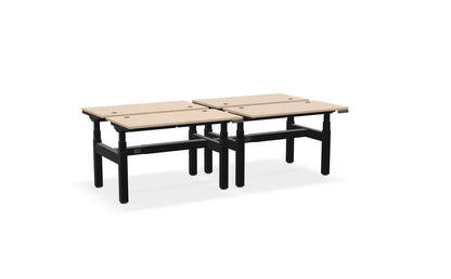 Think Adjustable-Height Benched Desks for 4