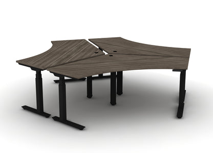 120 Think Desk (sit to stand) - Pod of 3