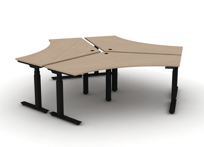 120 Think Desk (sit to stand) - Pod of 3