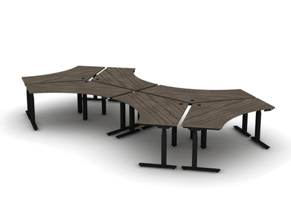 120 Think Desk (sit to stand) - Pod of 6