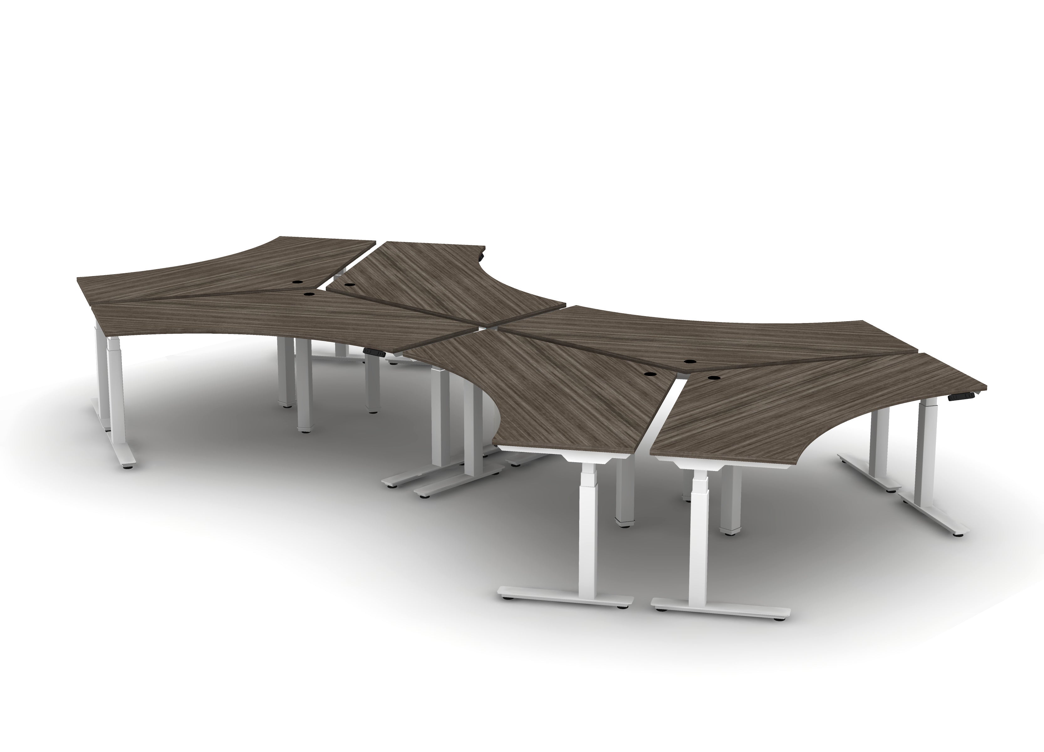 120 Think Desk (sit to stand) - Pod of 6