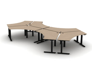 120 Think Desk (sit to stand) - Pod of 6