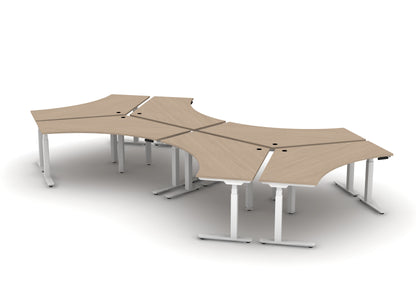 120 Think Desk (sit to stand) - Pod of 6