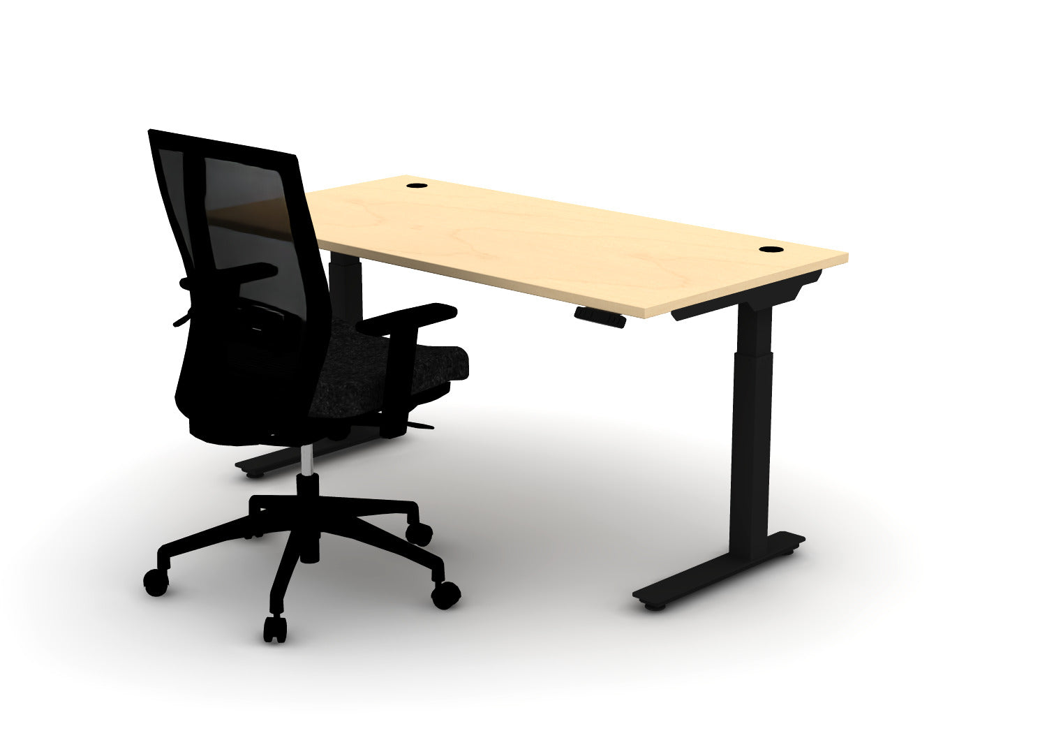 Think Desk (sit to stand) + Chair Bundle