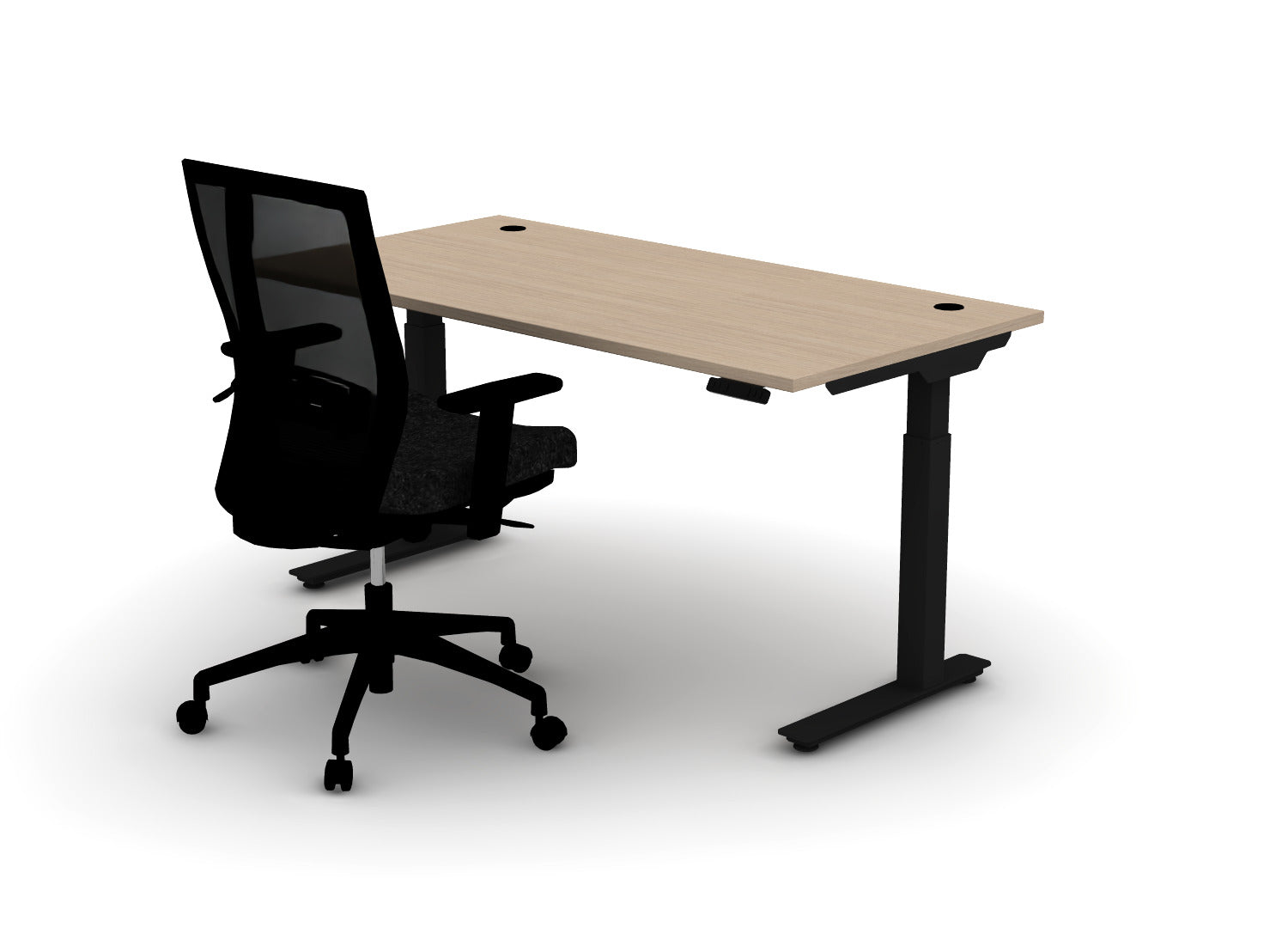 Think Desk (sit to stand) + Chair Bundle