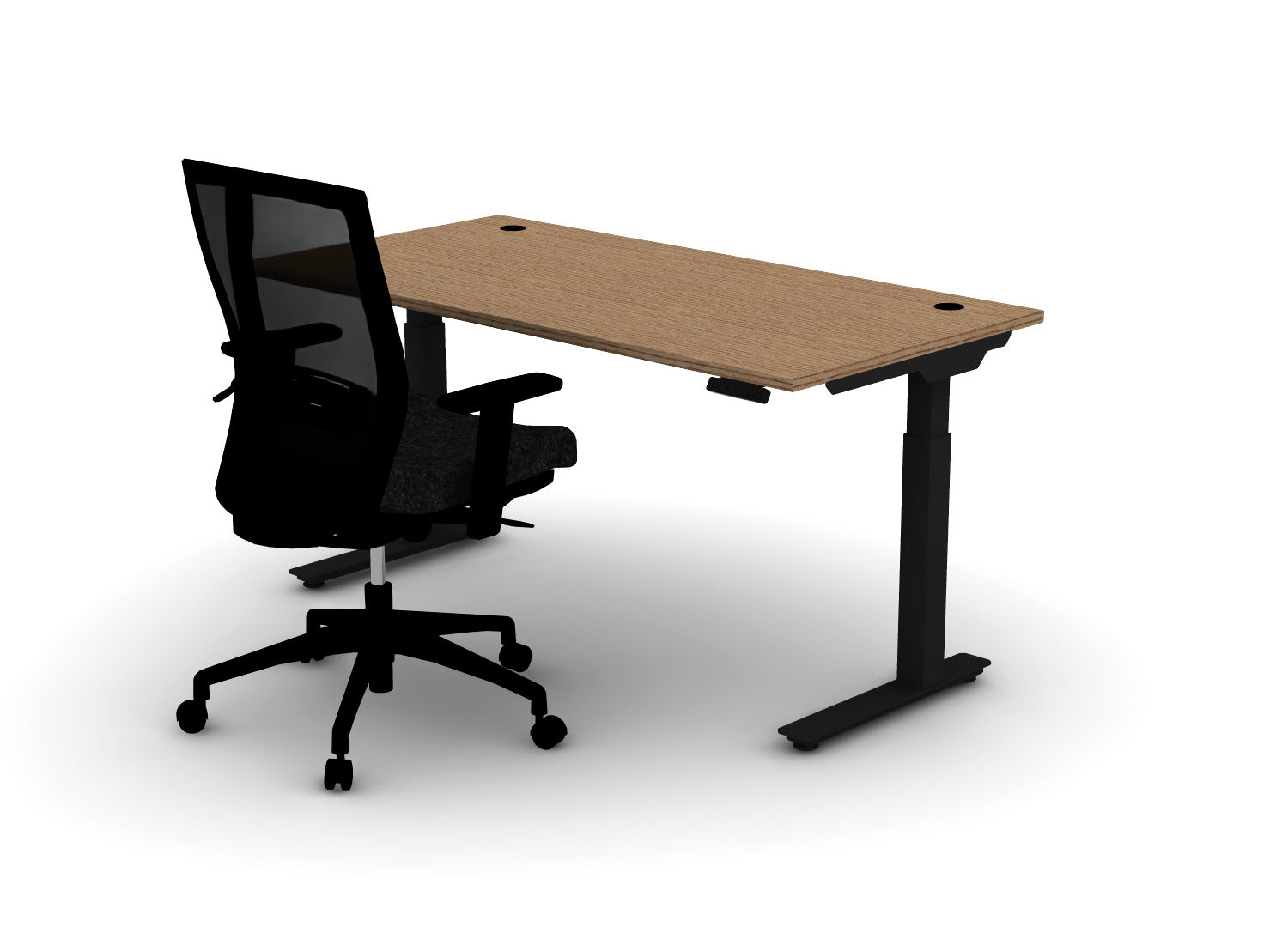Think Desk (sit to stand) + Chair Bundle