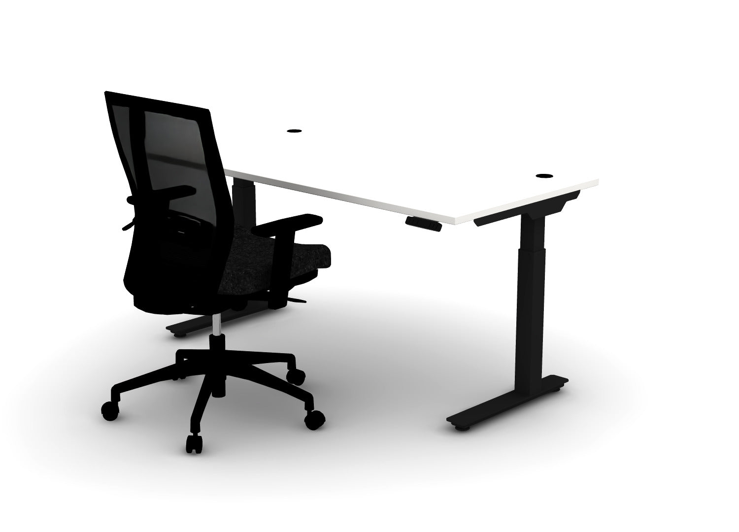 Think Desk (sit to stand) + Chair Bundle