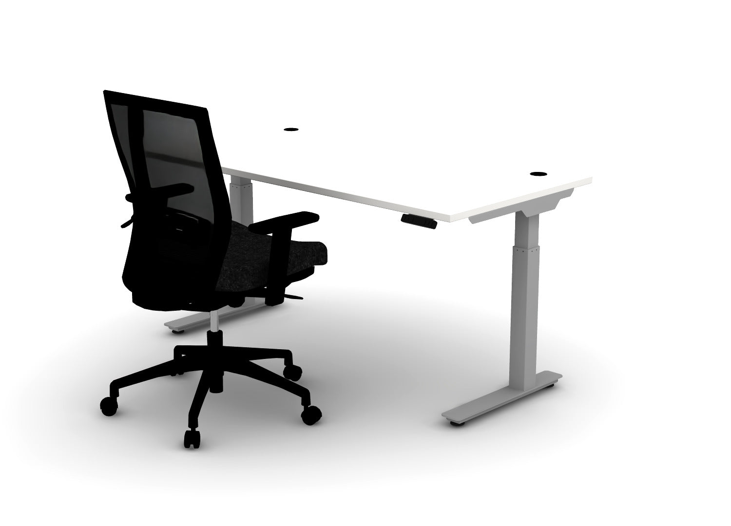 Think Desk (sit to stand) + Chair Bundle