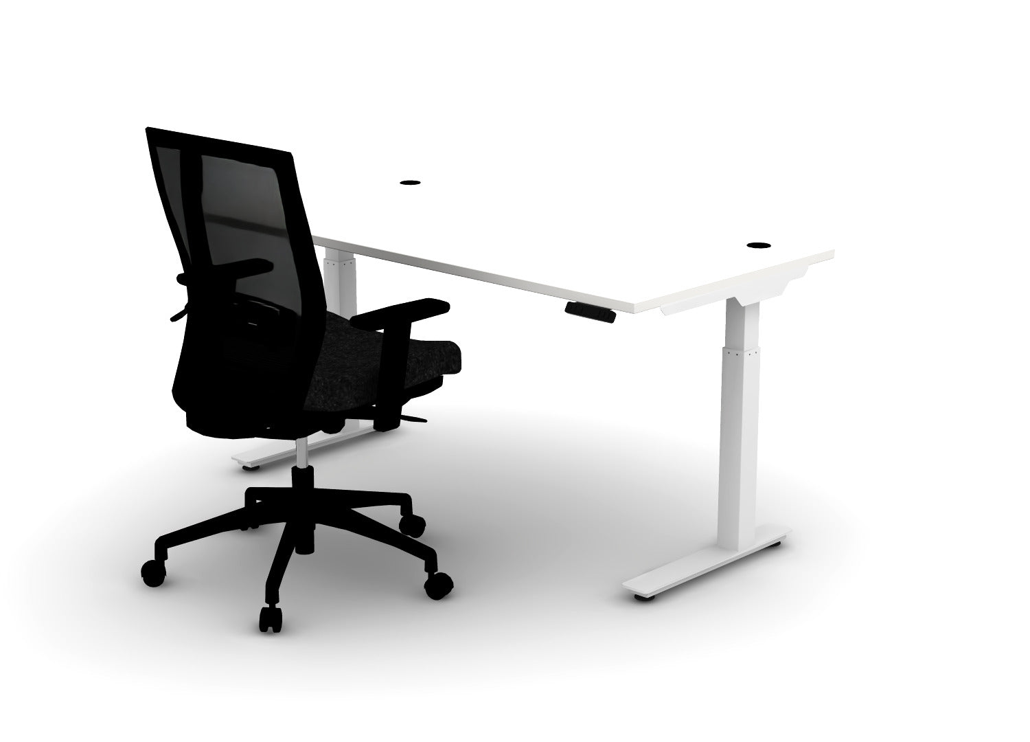Think Desk (sit to stand) + Chair Bundle