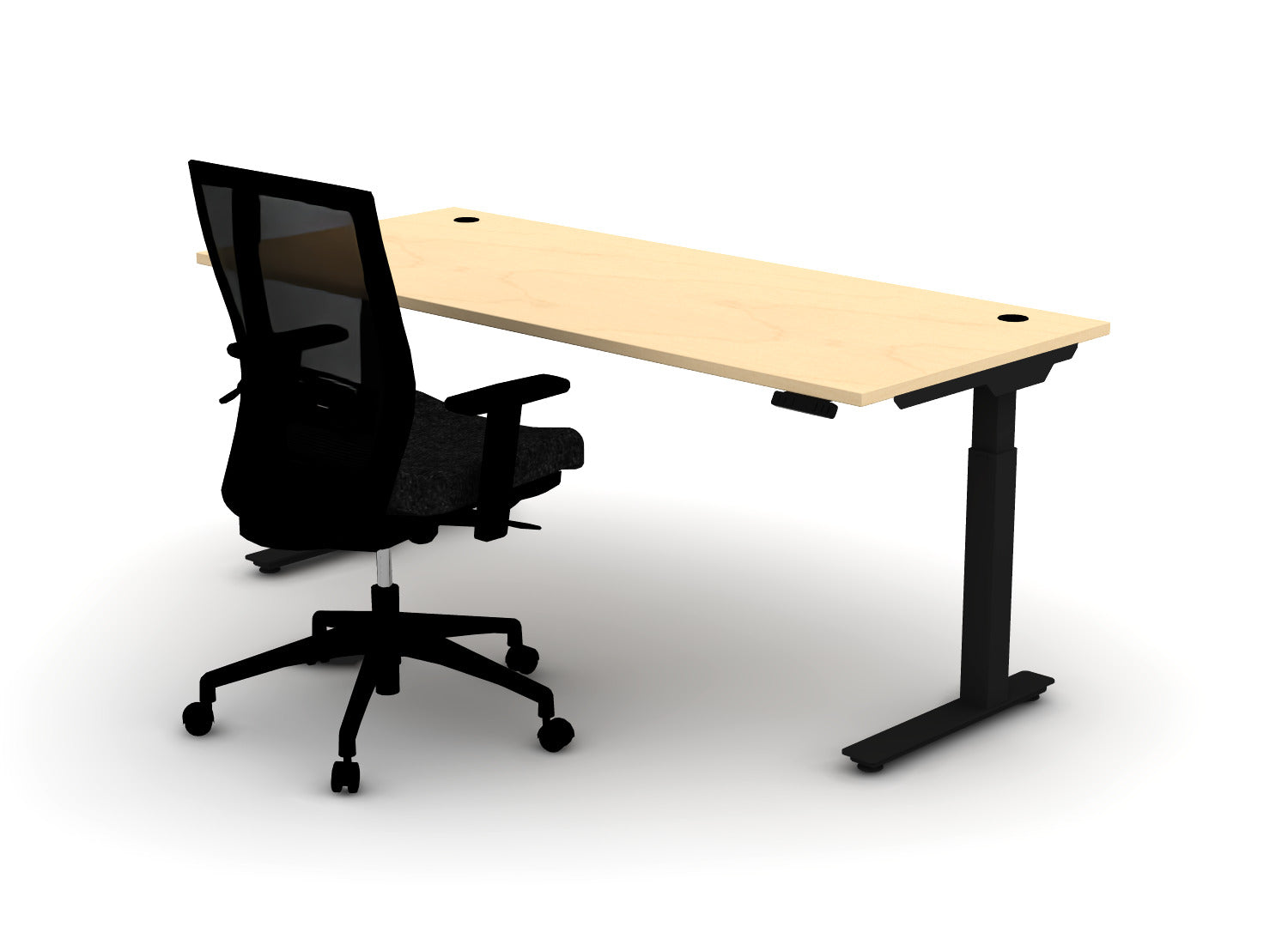 Think Desk (sit to stand) + Chair Bundle