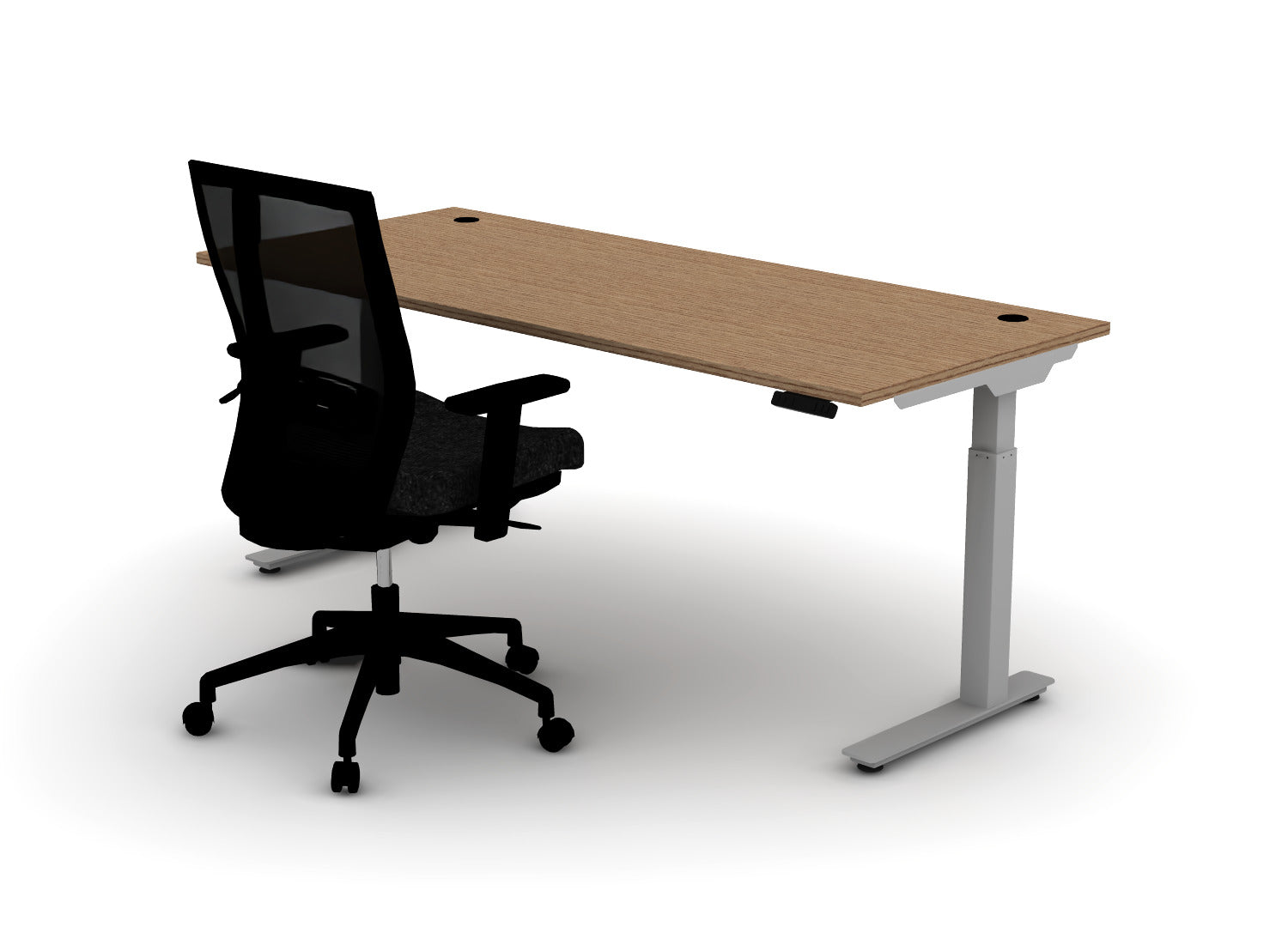 Think Desk (sit to stand) + Chair Bundle