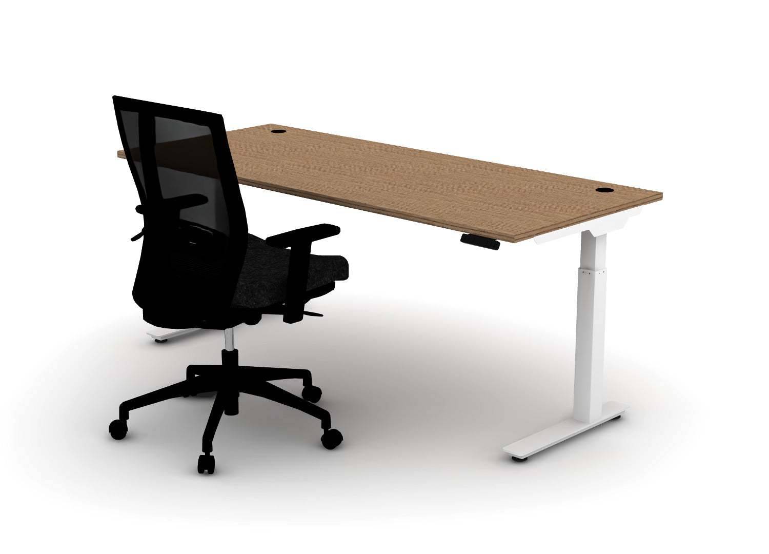 Think Desk (sit to stand) + Chair Bundle