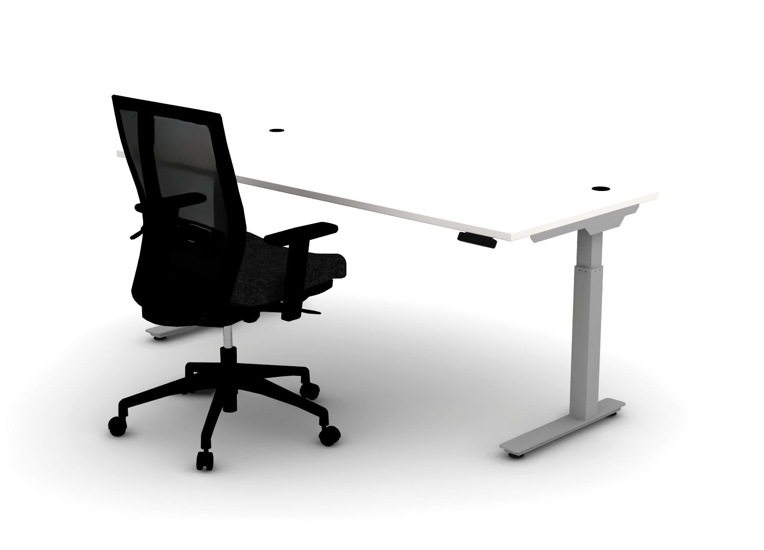 Think Desk (sit to stand) + Chair Bundle