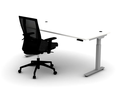 Think Desk (sit to stand) + Chair Bundle