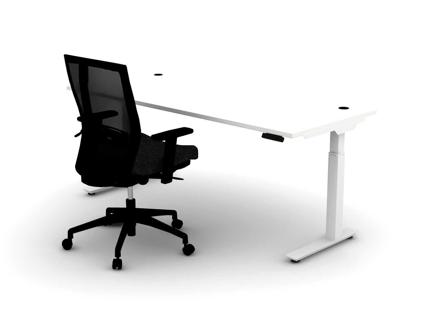 Think Desk (sit to stand) + Chair Bundle