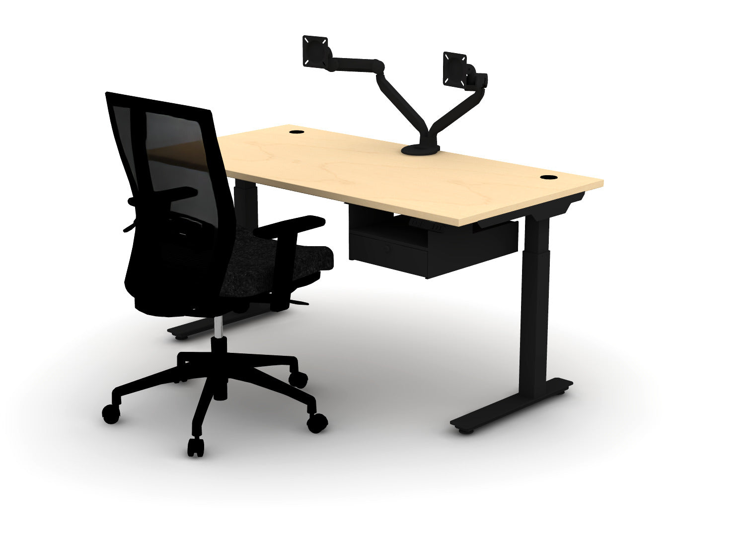 Luxe Office Bundle - Think Desk (sit to stand)