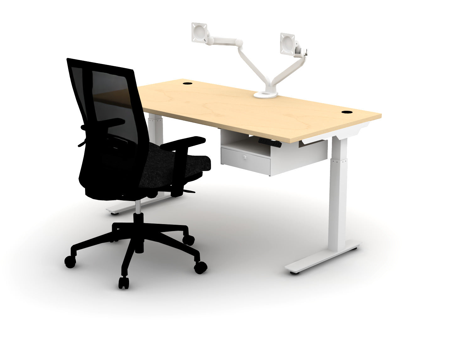 Luxe Office Bundle - Think Desk (sit to stand)