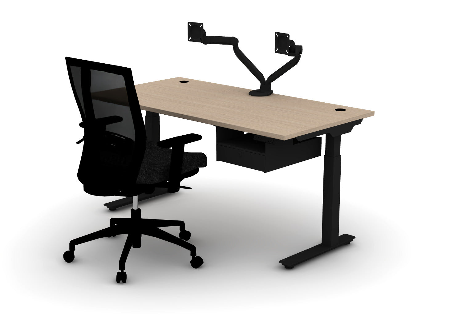Luxe Office Bundle - Think Desk (sit to stand)