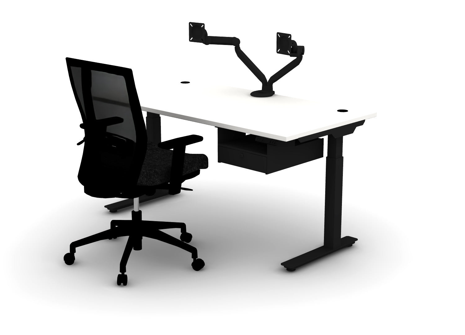 Luxe Office Bundle - Think Desk (sit to stand)