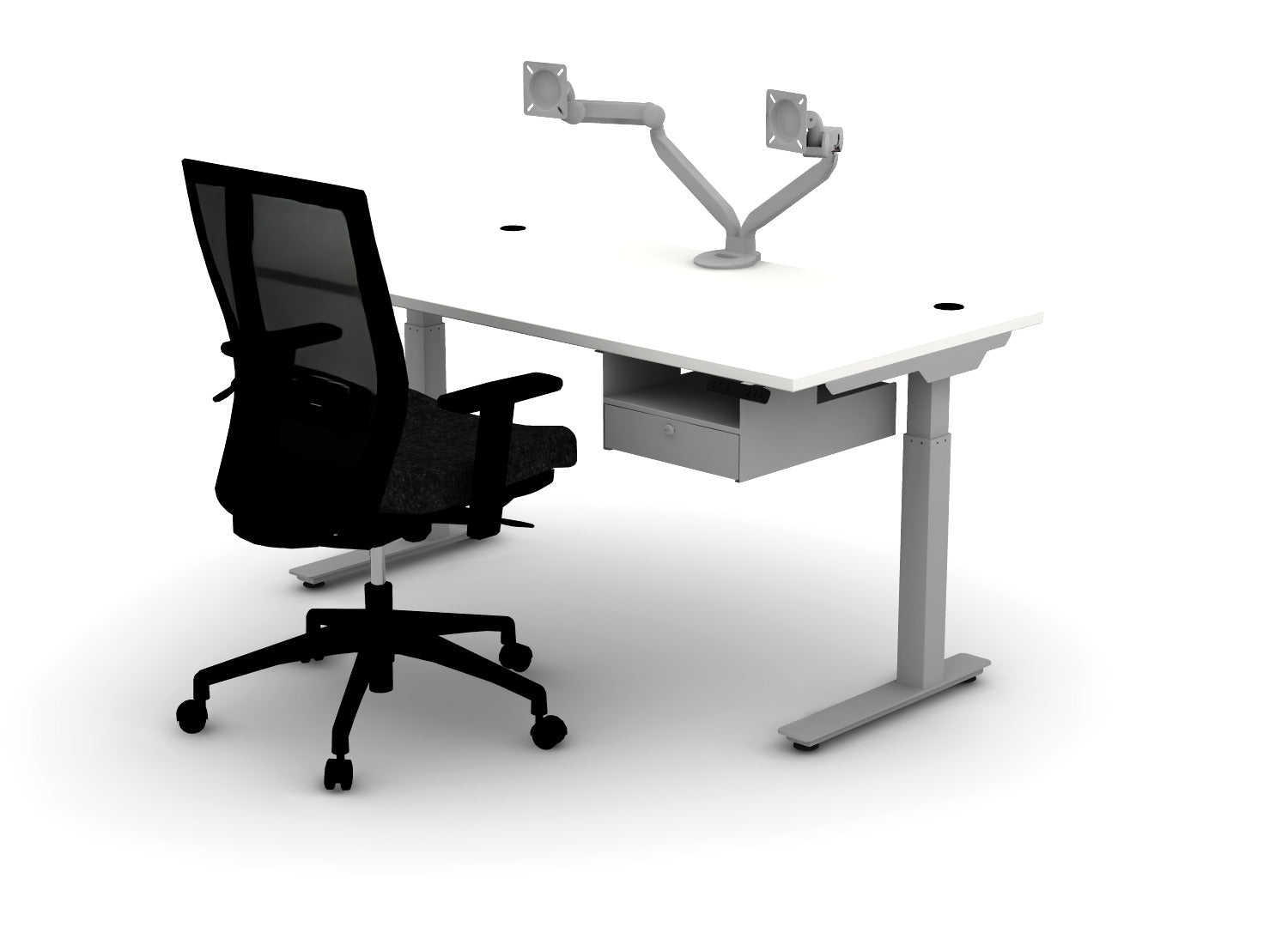 Luxe Office Bundle - Think Desk (sit to stand)