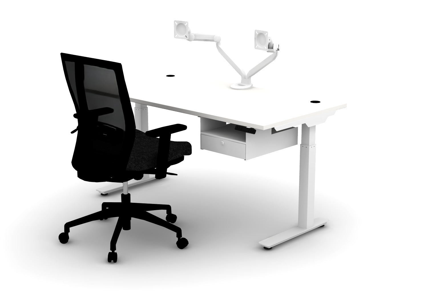 Luxe Office Bundle - Think Desk (sit to stand)