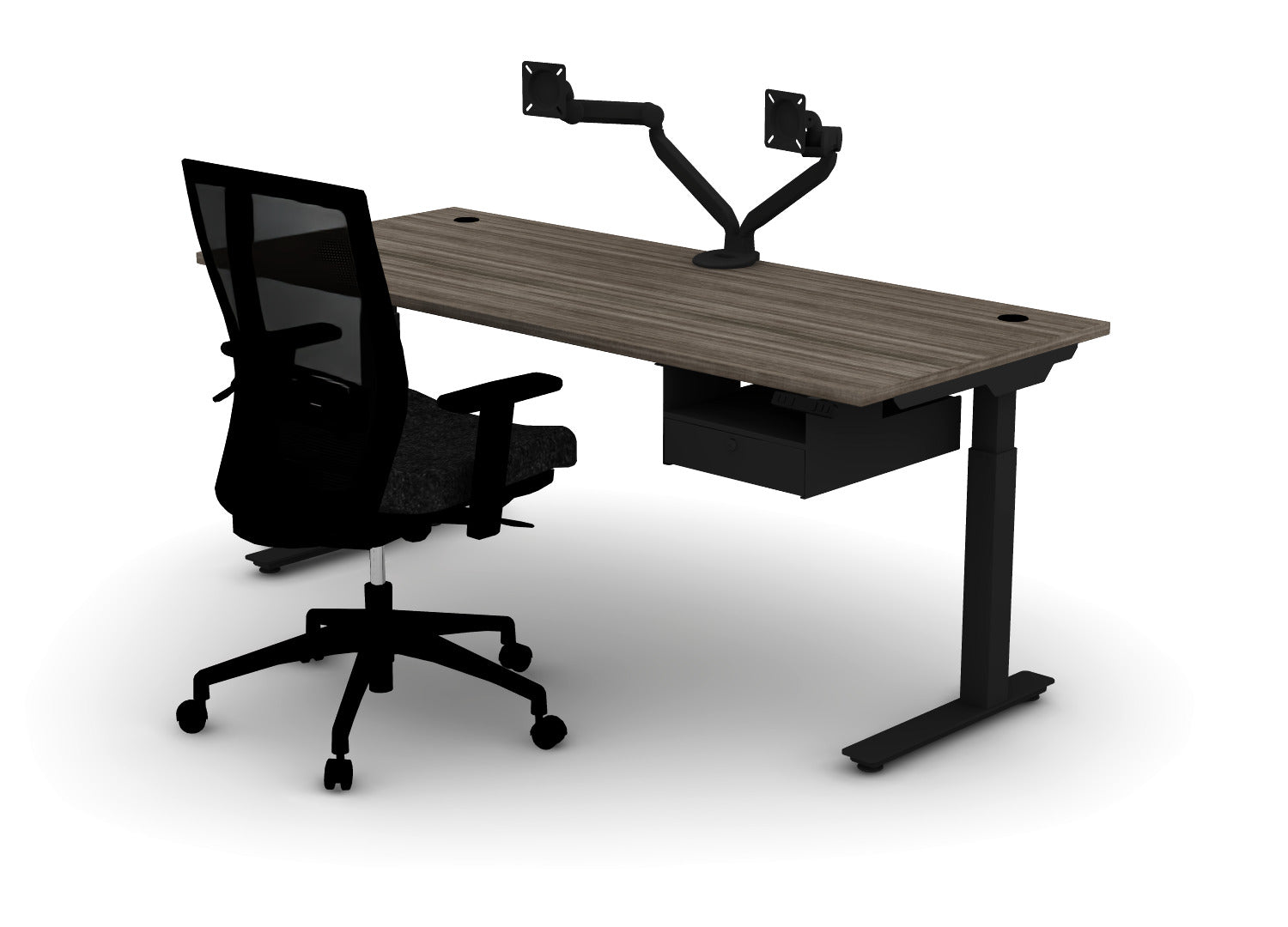 Luxe Office Bundle - Think Desk (sit to stand)