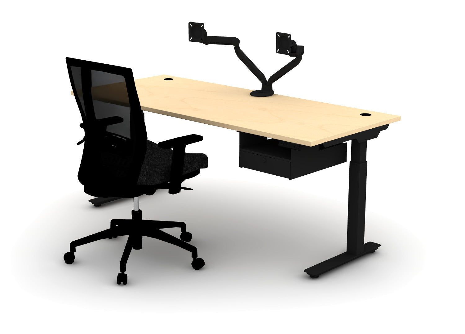 Luxe Office Bundle - Think Desk (sit to stand)