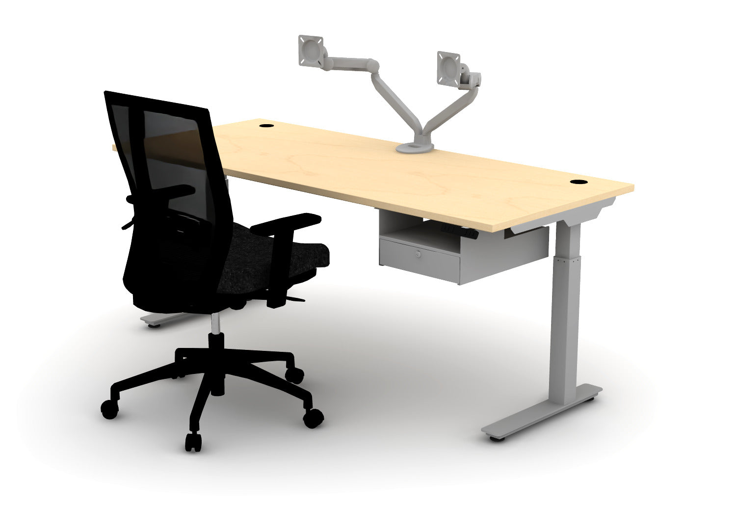 Luxe Office Bundle - Think Desk (sit to stand)