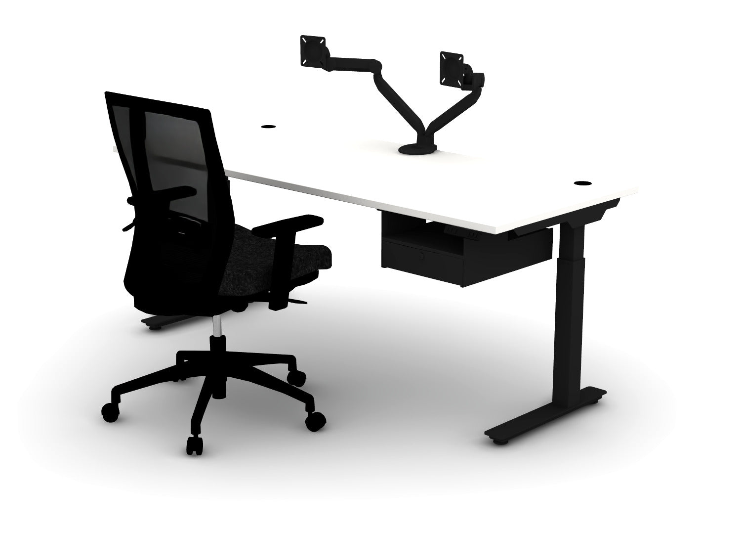 Luxe Office Bundle - Think Desk (sit to stand)