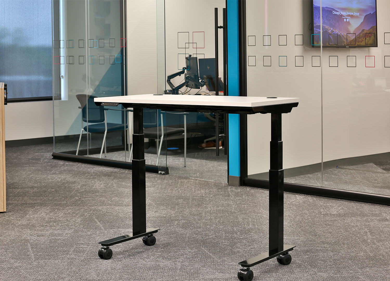 Mobile Think Desk (sit to stand)